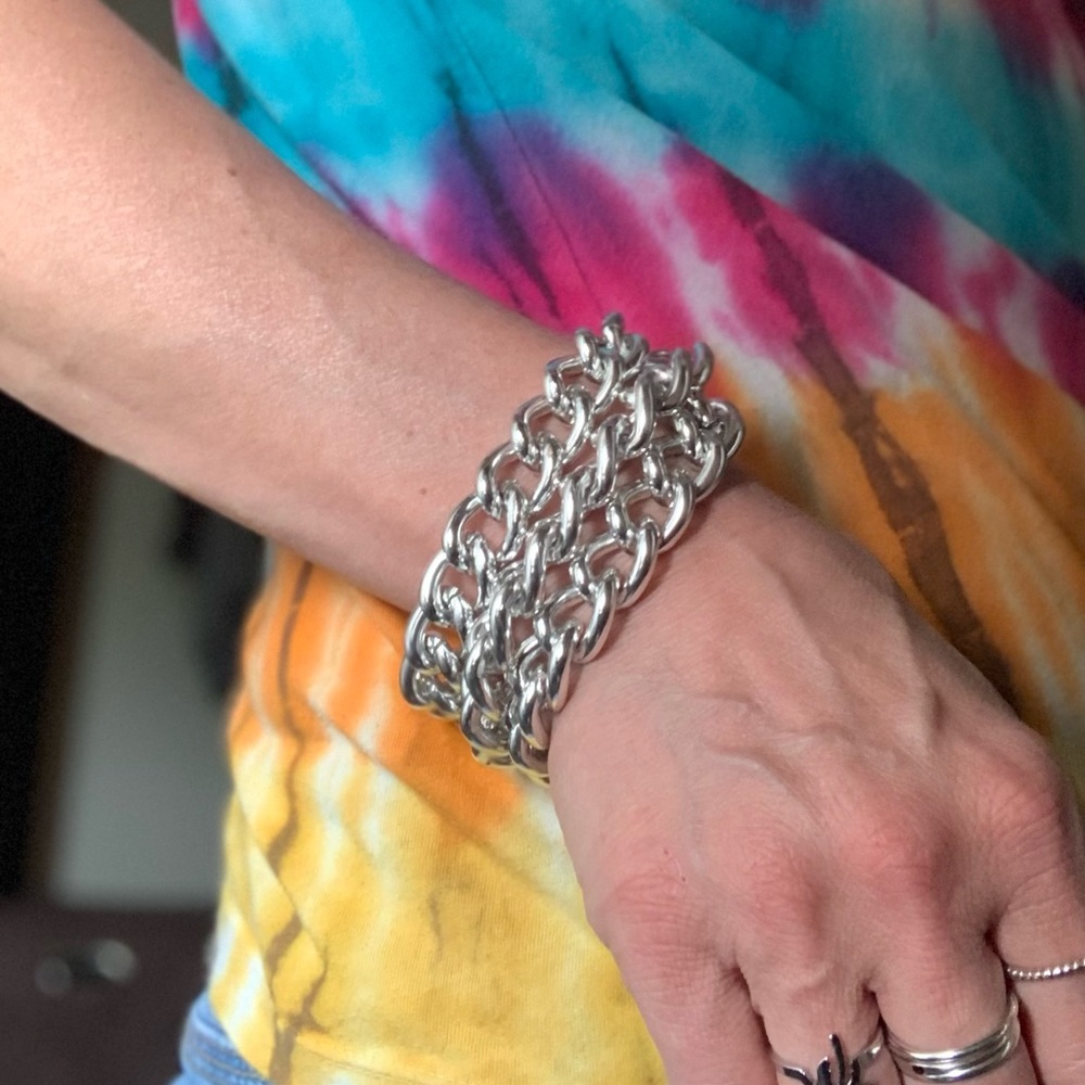 3 strand chunky bracelet